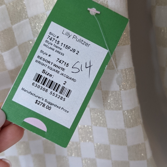 LILLY PULITZER McLane Resort White Jacquered Dress - Picture 7 of 9